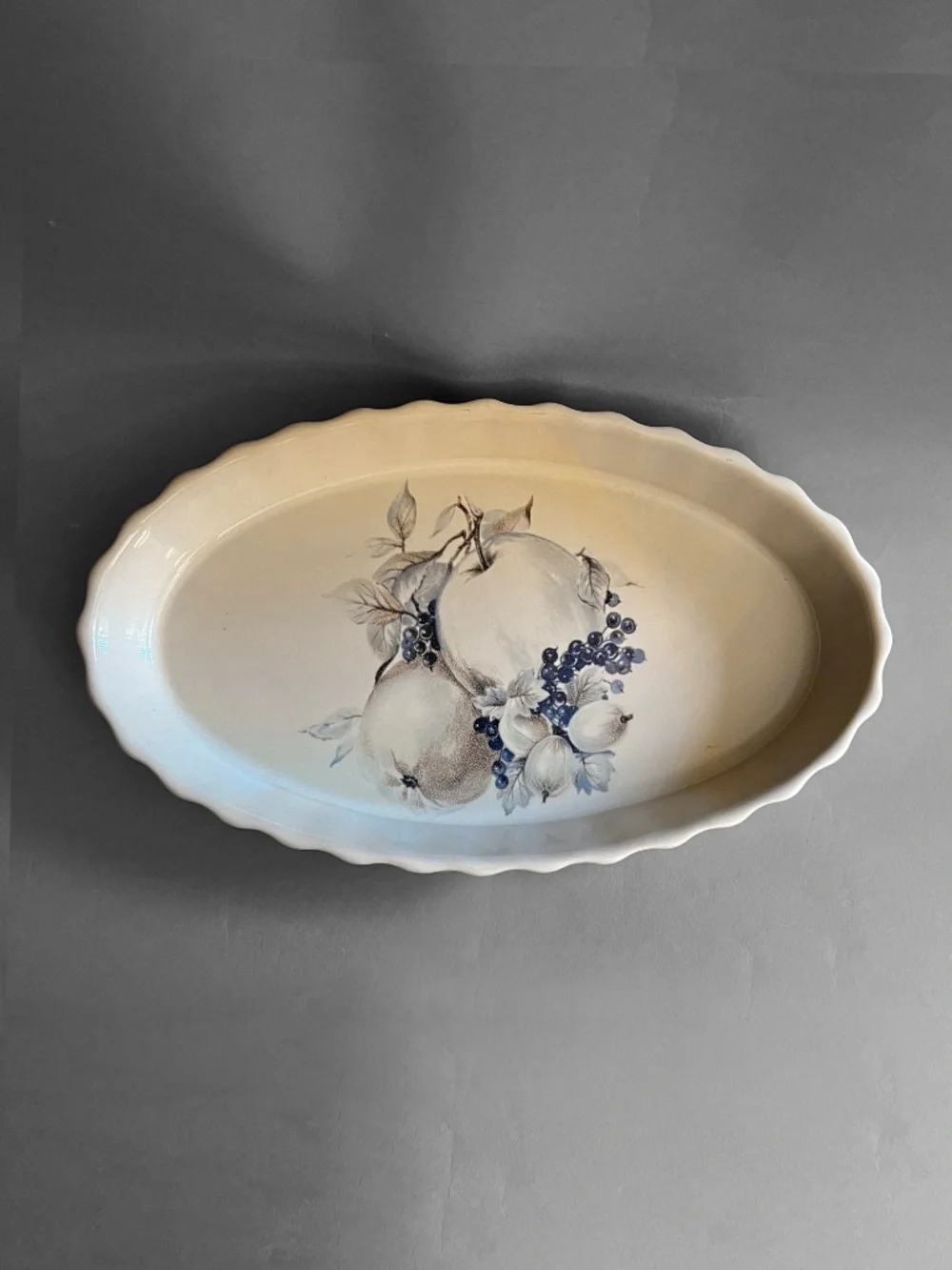 Vintage Milton Brook Oval Tarte Baking Dish